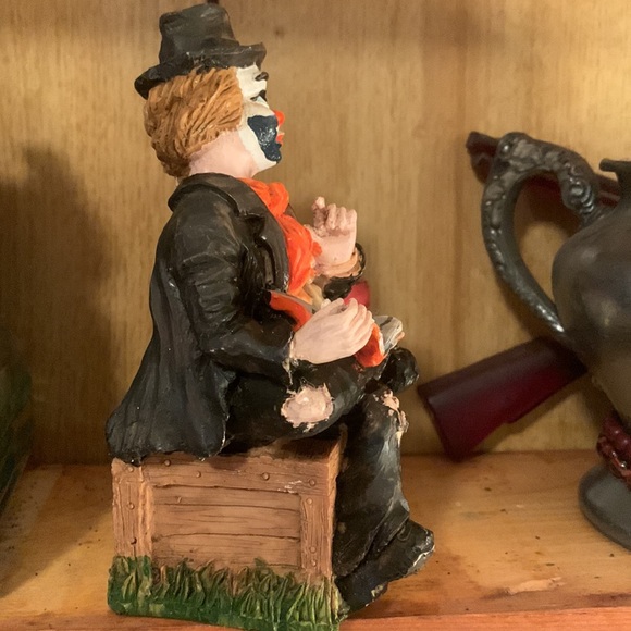 Vintage Ceramic Clown Manual Clock - Picture 7 of 7